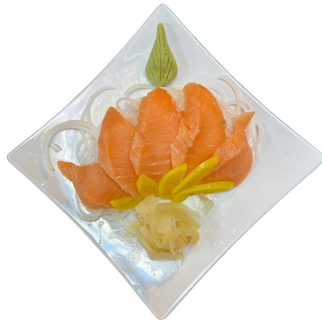 Salmon Sashimi.
